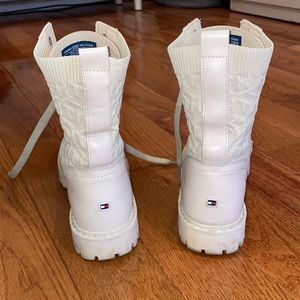 Tommy Hilfiger combat boots
